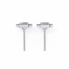 Cara Diamond Solitaire Earrings