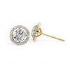 Aster Diamond Solitaire Earrings