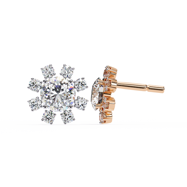 Daphne Diamond Solitaire Earrings