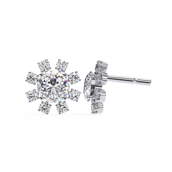 Daphne Diamond Solitaire Earrings