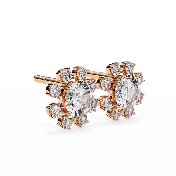 Daphne Diamond Solitaire Earrings