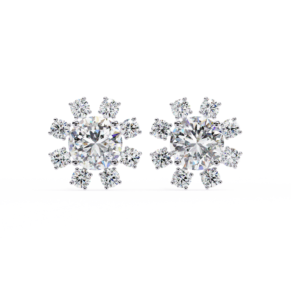 Daphne Diamond Solitaire Earrings