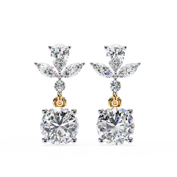 Bianca Diamond Solitaire Earrings
