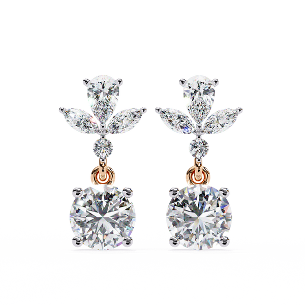 Bianca Diamond Solitaire Earrings