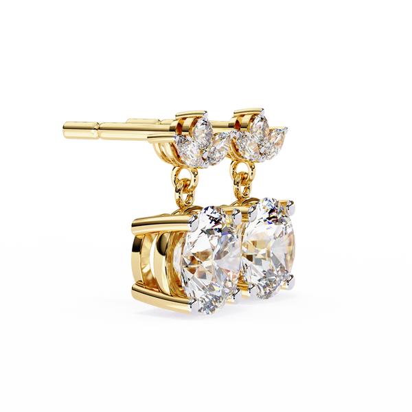 Ariel Diamond Solitaire Earrings