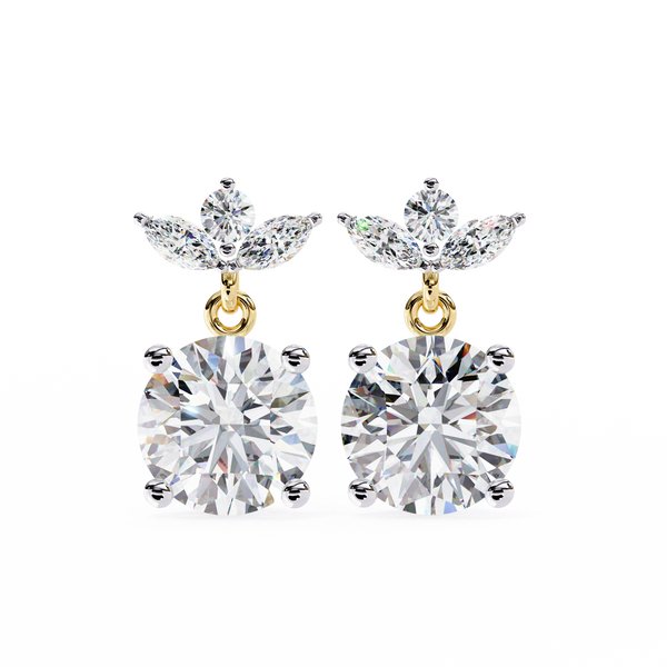 Ariel Diamond Solitaire Earrings