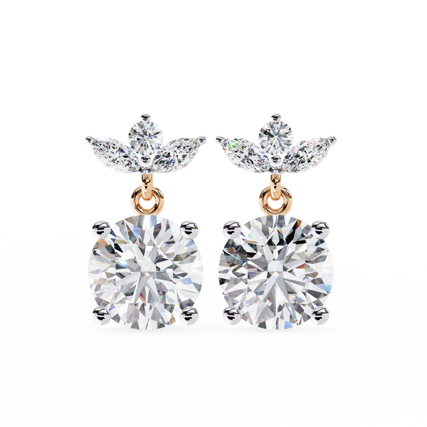 Ariel Diamond Solitaire Earrings