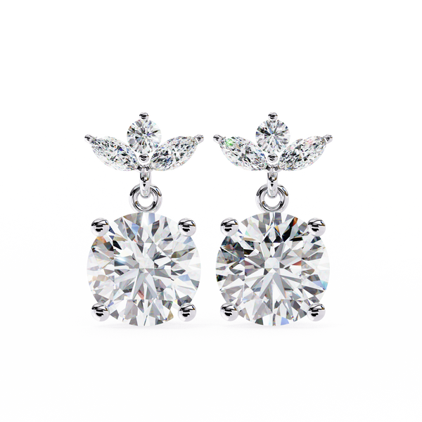 Ariel Diamond Solitaire Earrings