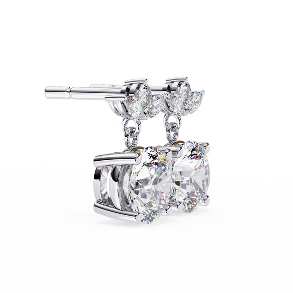 Ariel Diamond Solitaire Earrings