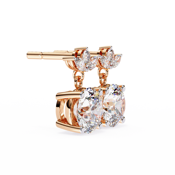 Ariel Diamond Solitaire Earrings