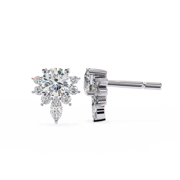 Marina Diamond Solitaire Earrings