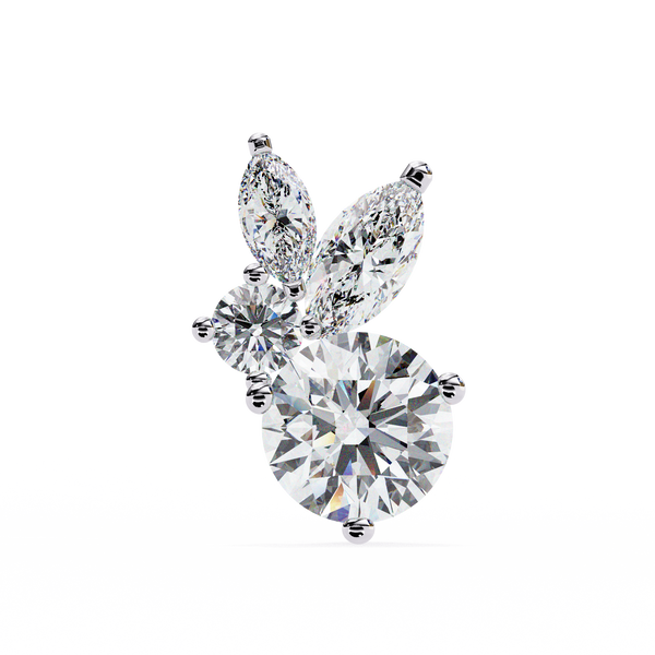 Cassie Diamond Solitaire Earrings