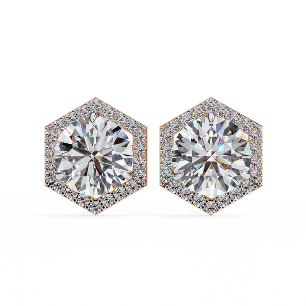 Daisy Diamond Solitaire Earrings