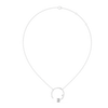 The 'Orbit' Open Circle Diamond Necklace