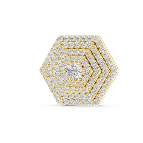 The 'Hive' Hexagon Cluster Pendant