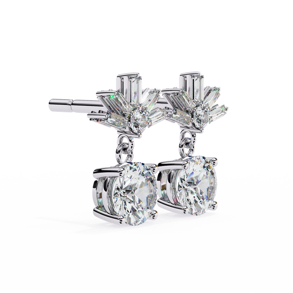 Janet Diamond Solitaire Earrings