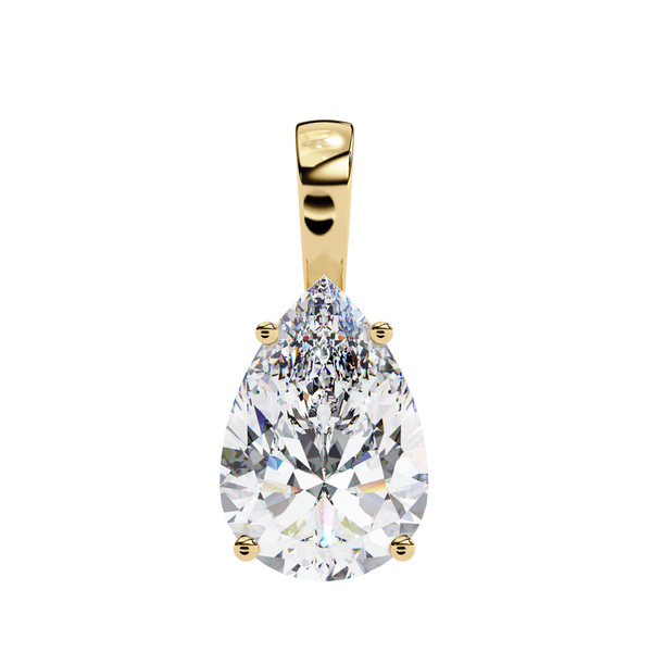 Leah Diamond Solitaire Pendant
