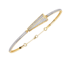 Structural Bar Diamond Accent Bangle