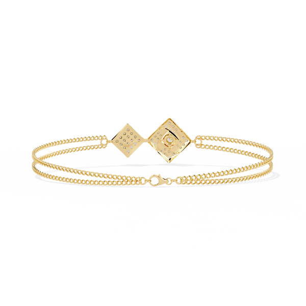 Royal Crown Center Diamond Bracelet