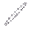 Double Link Diamond Motif Bracelet