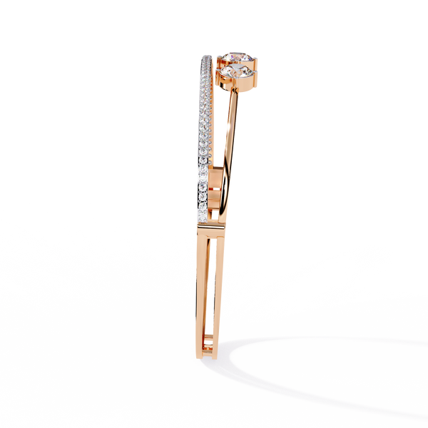 Imperial Cushion Halo Woven Bangle