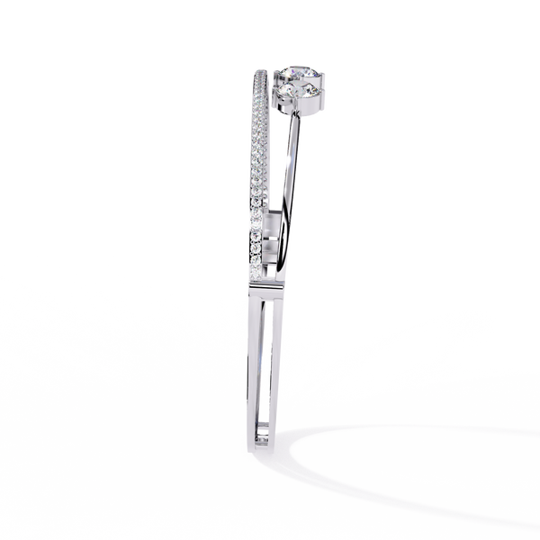 Imperial Cushion Halo Woven Bangle