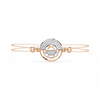 Orbital Sphere Diamond Two-Tone Bracelet