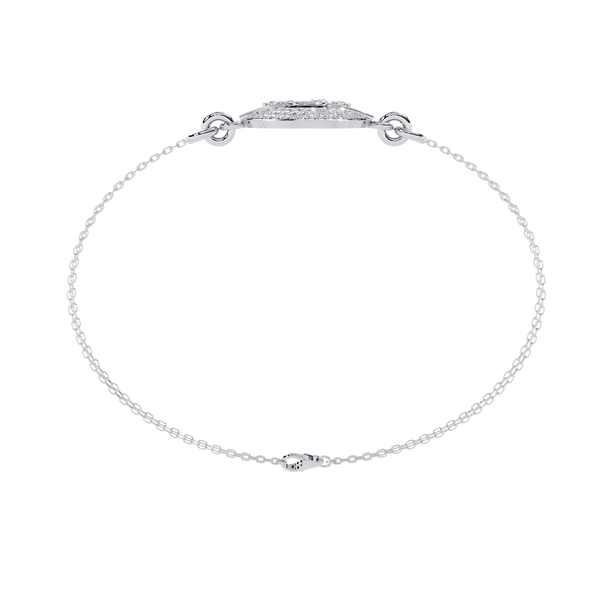 Orbital Sphere Diamond Two-Tone Bracelet