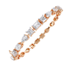 Exceptional Multi-Shape Diamond Tennis Bracelet