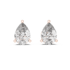 Pear Brilliant Diamond Solitaire Studs