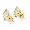 Pear Brilliant Diamond Solitaire Studs