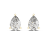 Pear Brilliant Diamond Solitaire Studs
