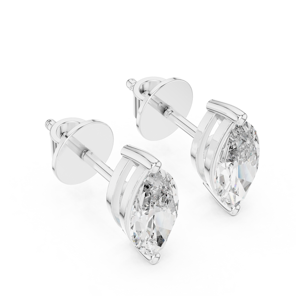Marquise Brilliant Diamond Studs