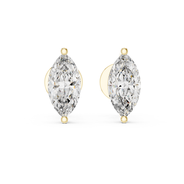 Marquise Brilliant Diamond Studs