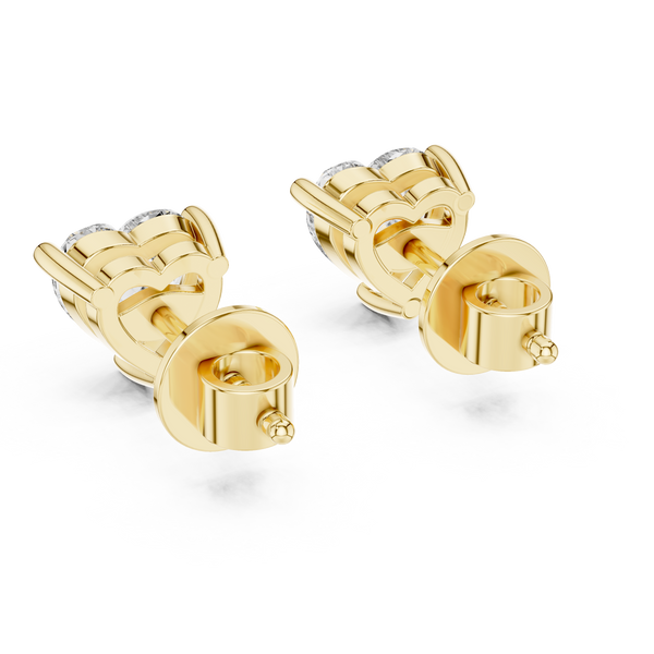 The 'Amour' Heart Diamond Earrings