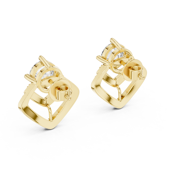 The 'Aurora' Brilliant Halo Studs