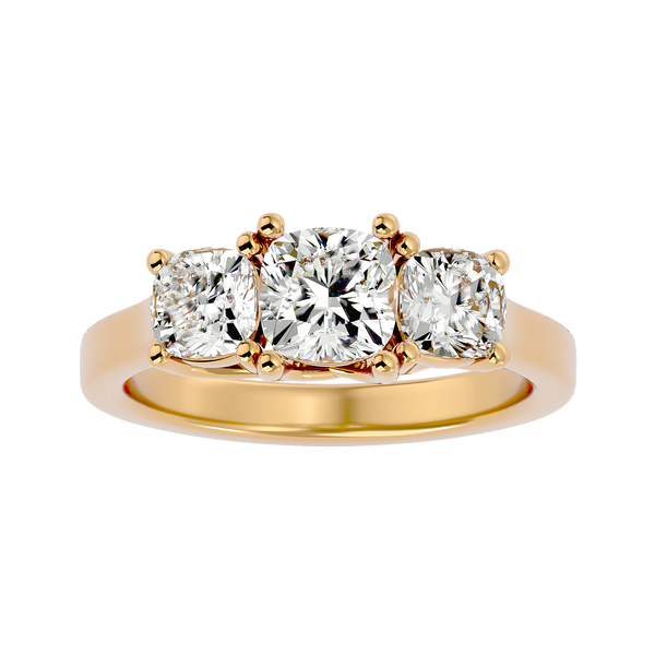 Eva Diamond Three Stone Ring