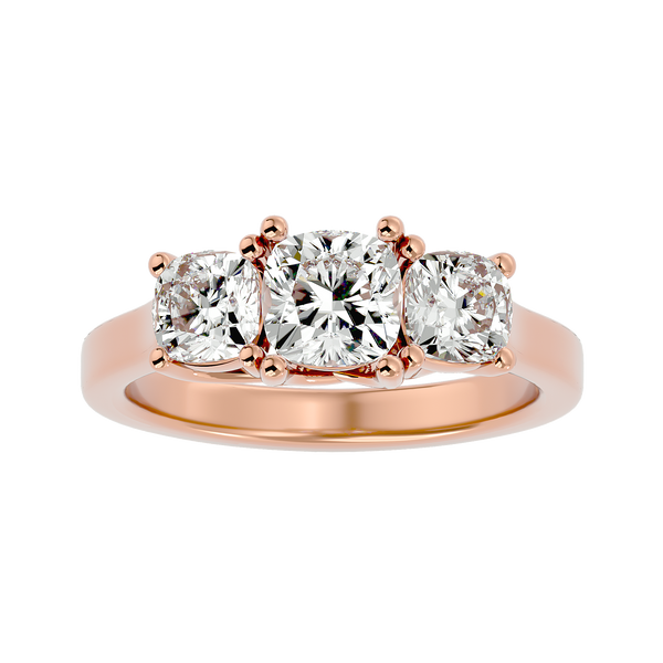 Eva Diamond Three Stone Ring