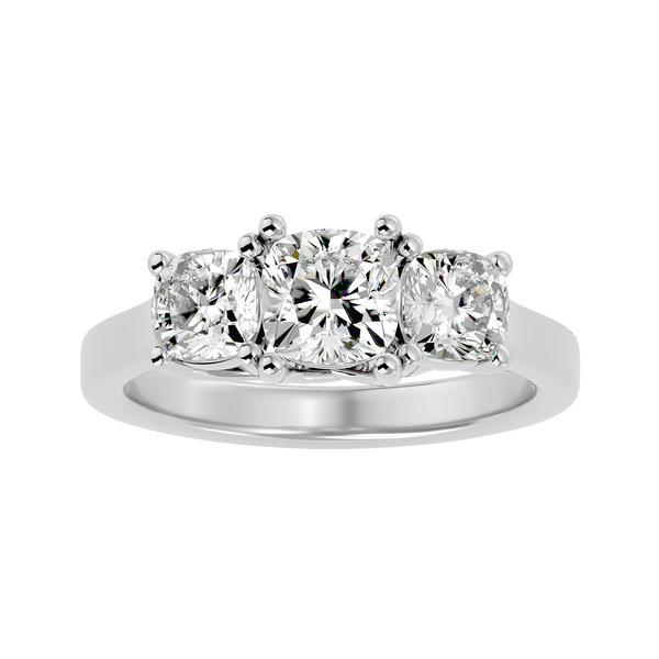 Eva Diamond Three Stone Ring