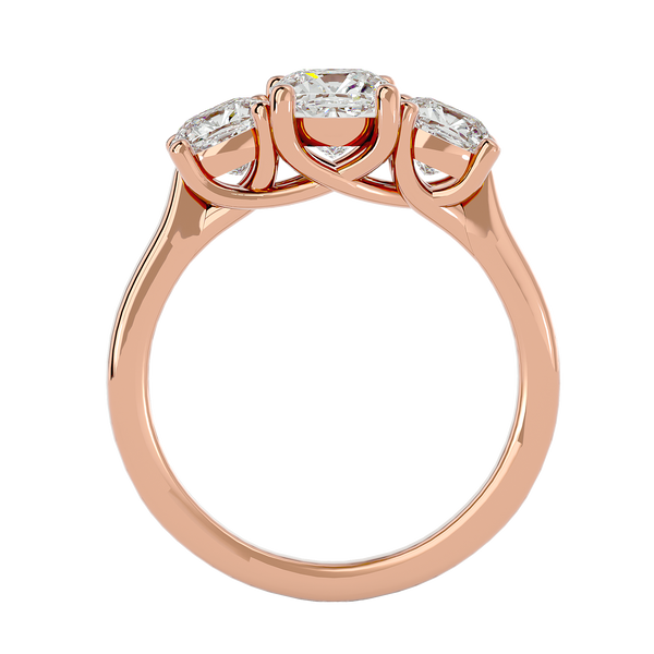 Eva Diamond Three Stone Ring