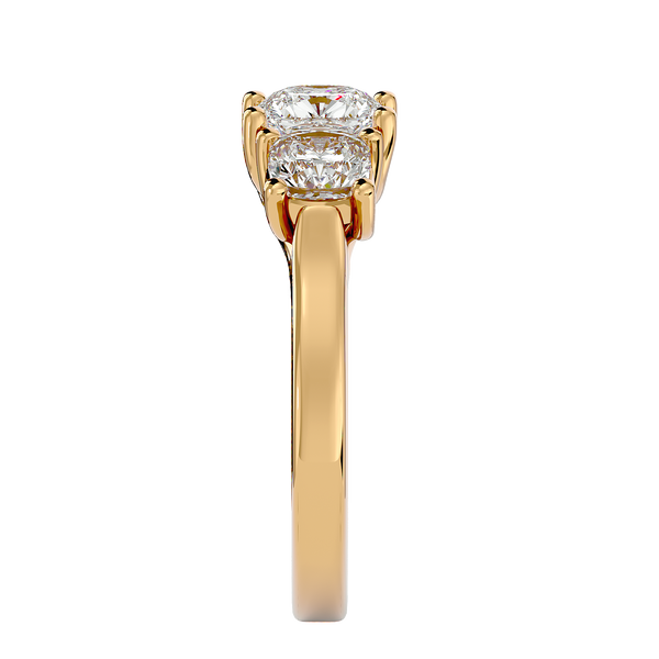 Eva Diamond Three Stone Ring
