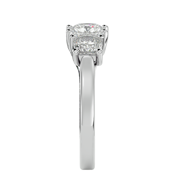 Eva Diamond Three Stone Ring