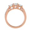 Evangeline Diamond Three Stone Ring