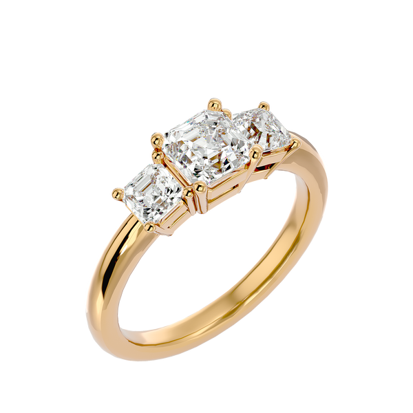 Alyssa Diamond Three Stone Ring