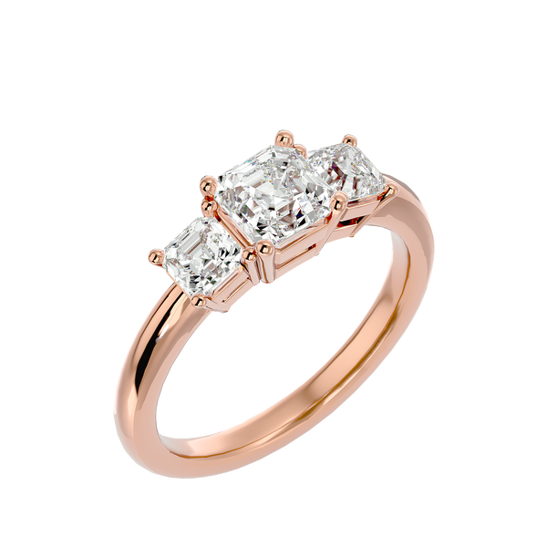 Alyssa Diamond Three Stone Ring