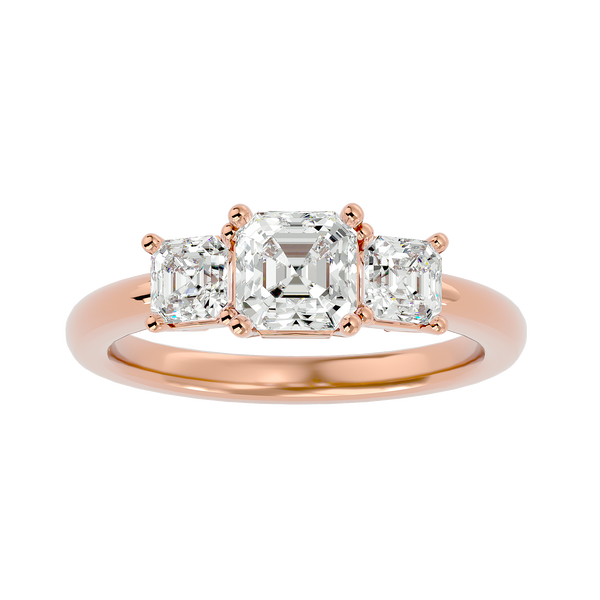 Alyssa Diamond Three Stone Ring