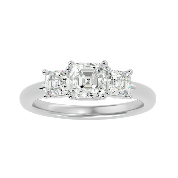 Alyssa Diamond Three Stone Ring