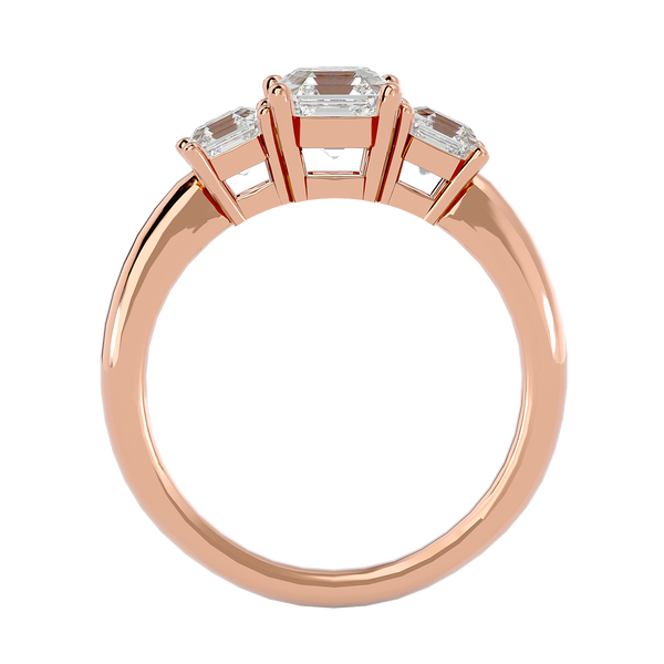 Alyssa Diamond Three Stone Ring