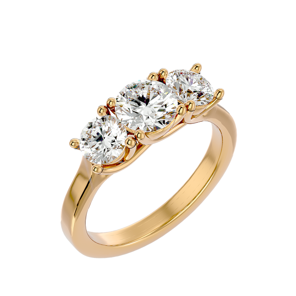 Eden Diamond Three Stone Ring