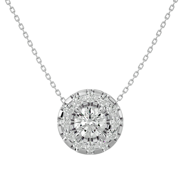 Odette Diamond Solitaire Pendant